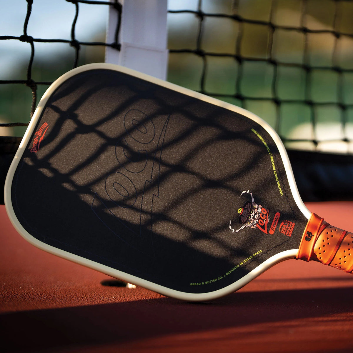 Bread and Butter Loco 16mm Pickleball Paddle face detail