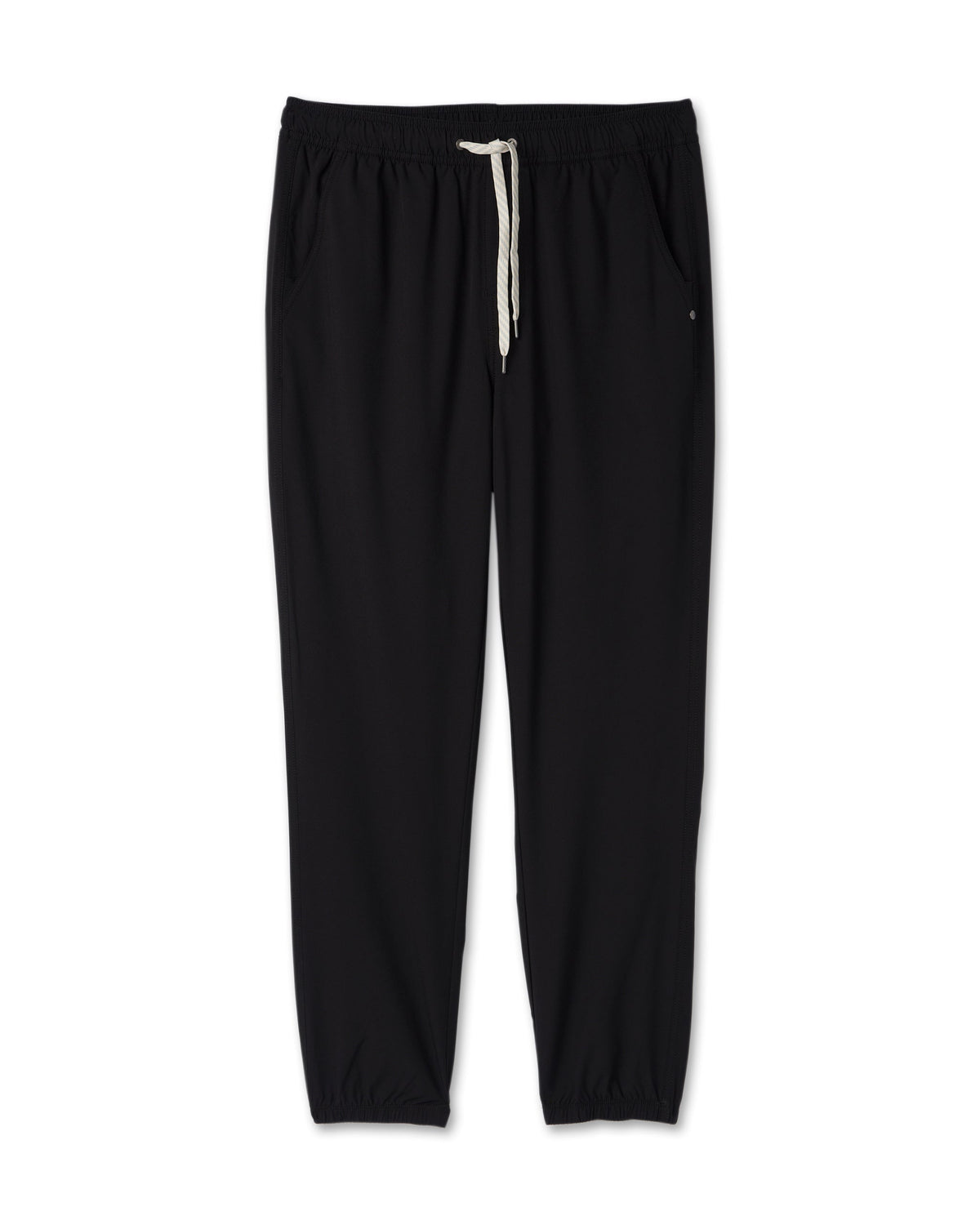 Vuori Kore Jogger Lined 28" - Black, flat lay
