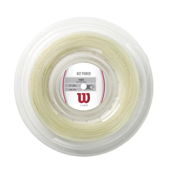 Wilson NXT Power 17 tennis string reel natural