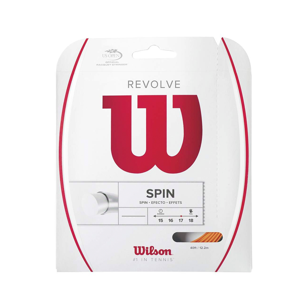 Wilson Revolve 17 tennis string set, orange