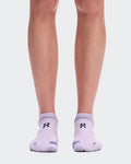 On Performance Run Sock Low Foxglove/Mallow