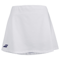 Babolat Play Skirt for juniors in white, front view