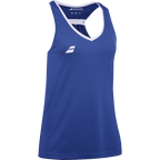 Babolat Play Tank Top for women in navy, three-quarter right view
