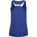 Babolat Play Tank Top for women in navy, back view
