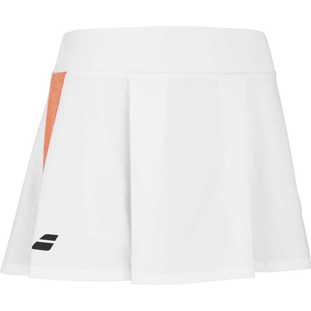 Babolat Play Skirt for women in white, three-quarter right view