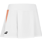 Babolat Play Skirt for women in white, three-quarter right view