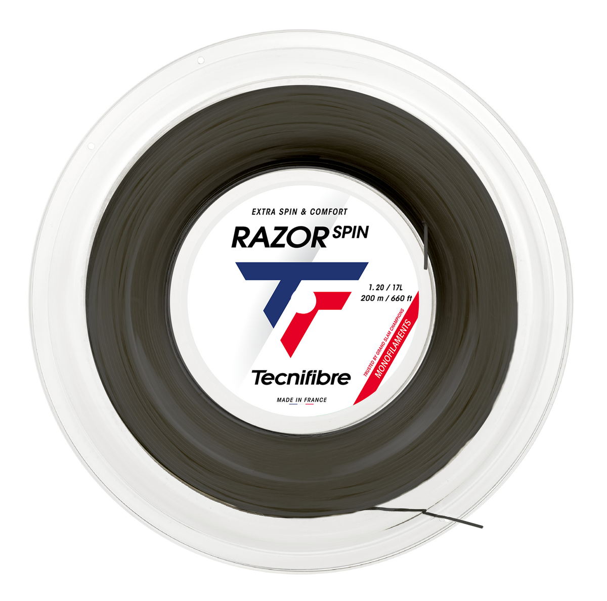Tecnifibre Razor Spin Carbon 200 m reel