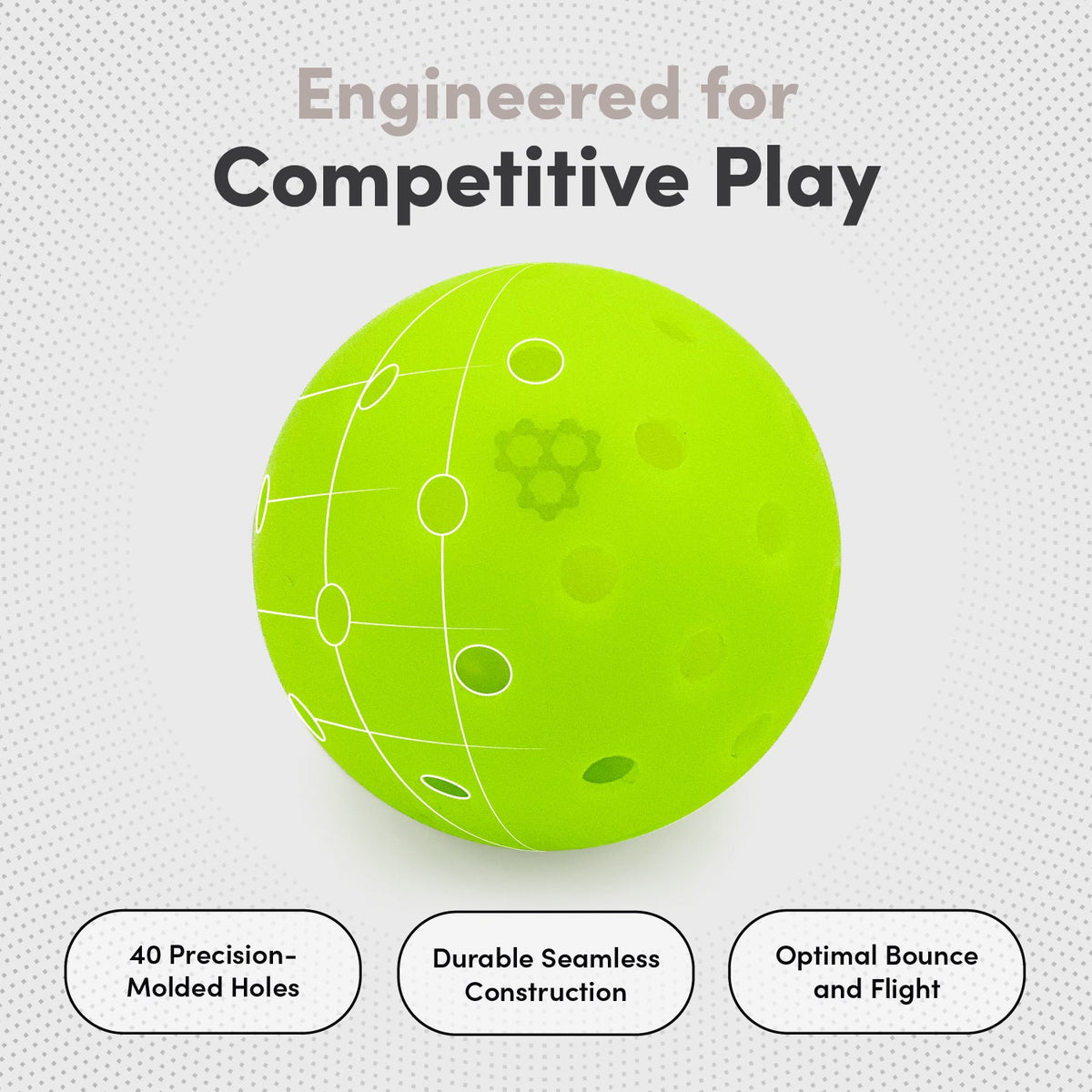 CRBN C40 Pickleballs features