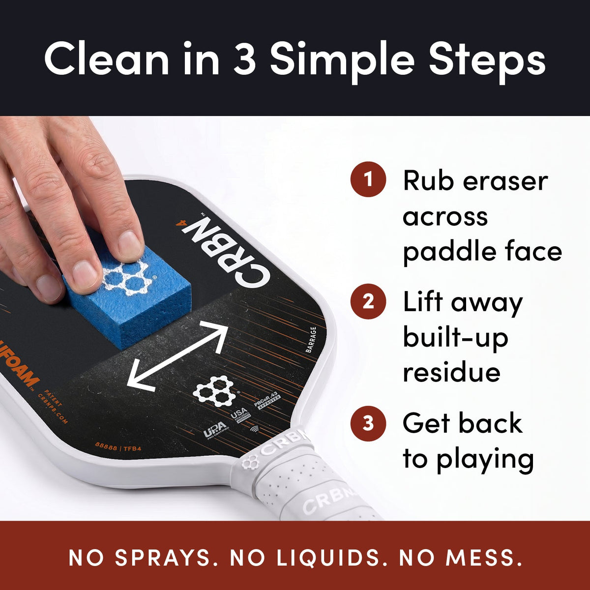 CRBN Paddle Eraser how to use