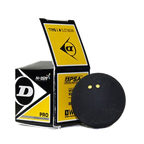 Dunlop Pro Double Yellow Dot squash ball