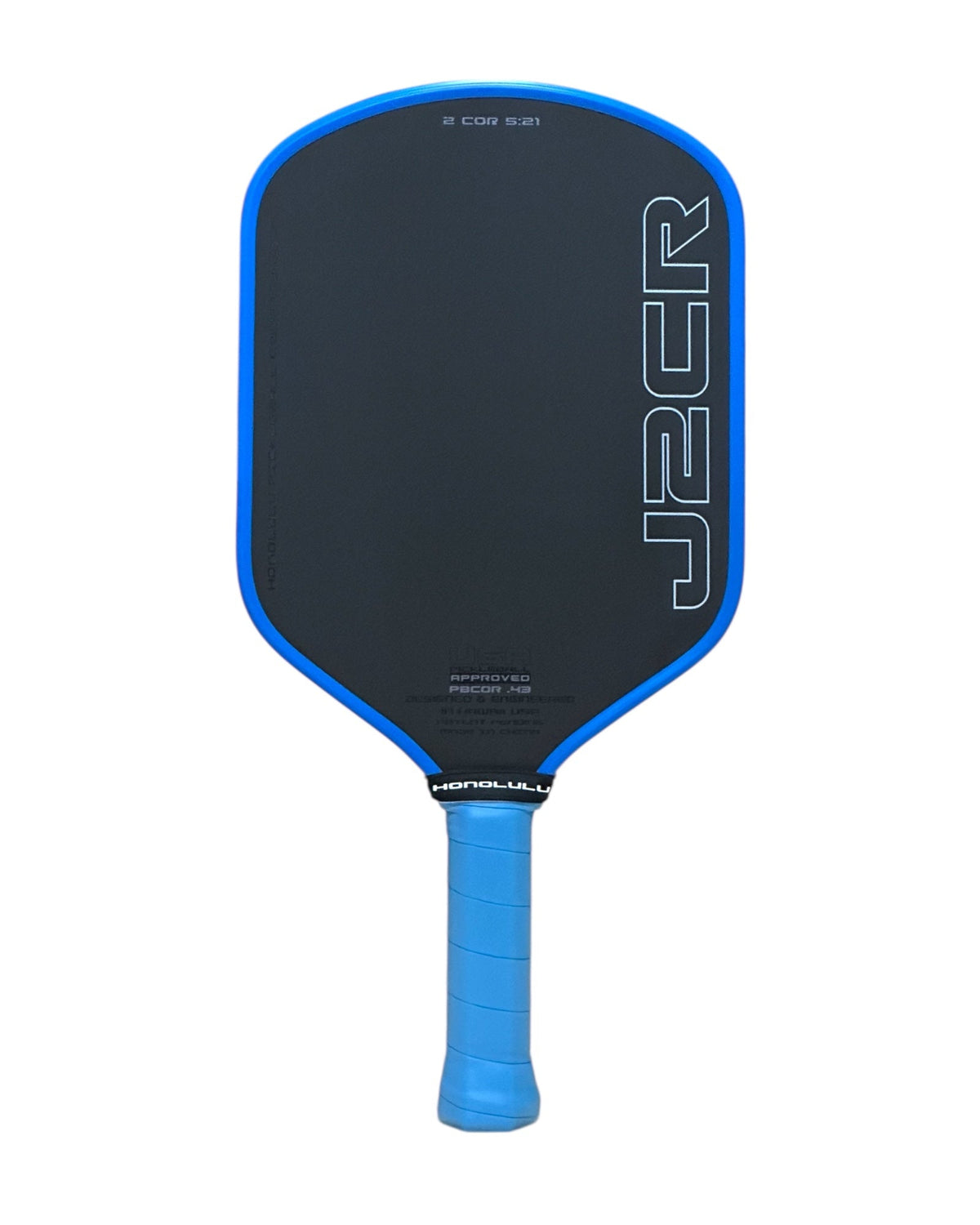 Honolulu J2CR pickleball paddle Blue