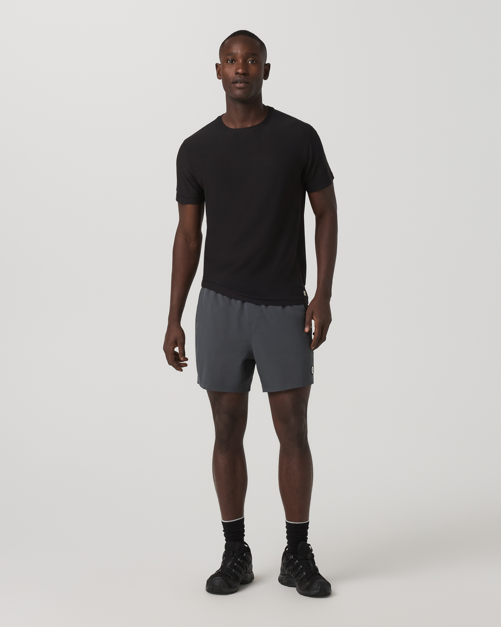 Vuori Strato Tech Tee - Black, full length