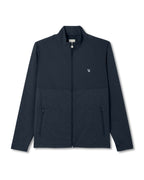 Vuori Sunday Element Track Jacket - Ink Heather, on model