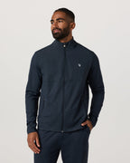 Vuori Sunday Element Track Jacket - Ink Heather, front