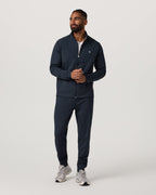 Vuori Sunday Element Track Jacket - Ink Heather, full length alt