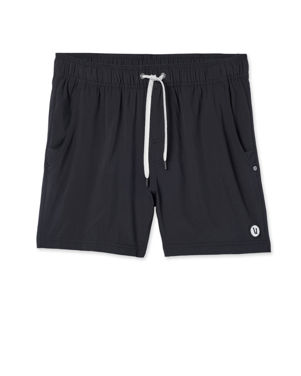 Vuori Kore Short Lined 5" - Black, on model
