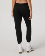 Vuori Performance Jogger Long in Black Heather - back view