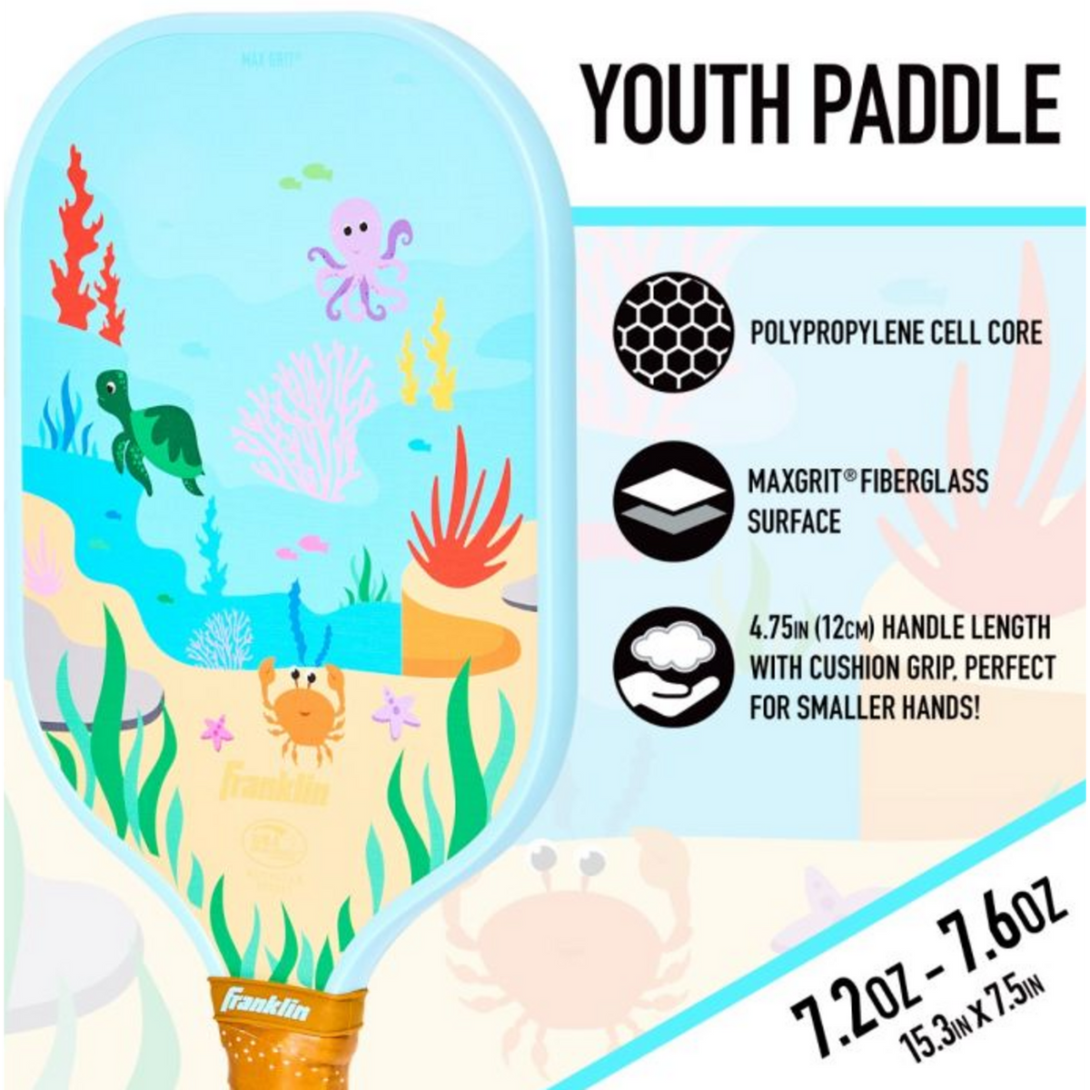 Franklin Youth Paddle Series - detail