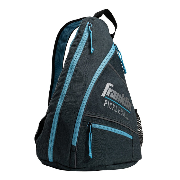 SLING BACK PACK - GREY/BLUE TRIM