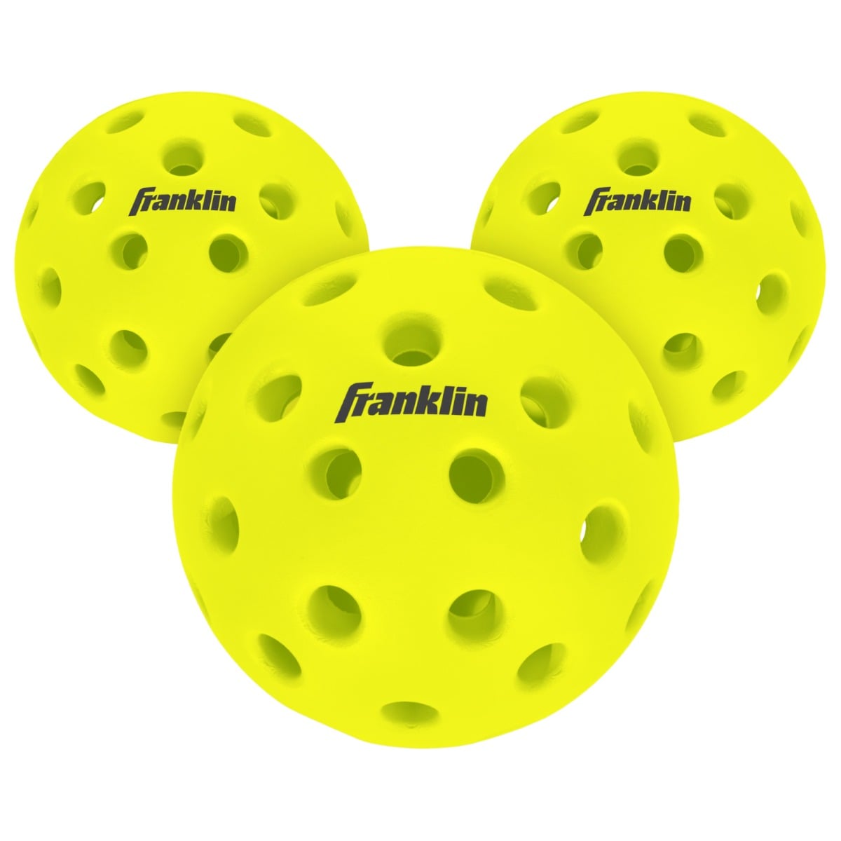Franklin Silent Serve quiet foam pickleballs 3 pack