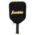 Franklin single pickleball paddle cover black gold trim
