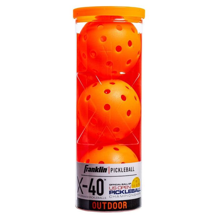 X-40 Pickleball - Lava - 3 Pack Tube