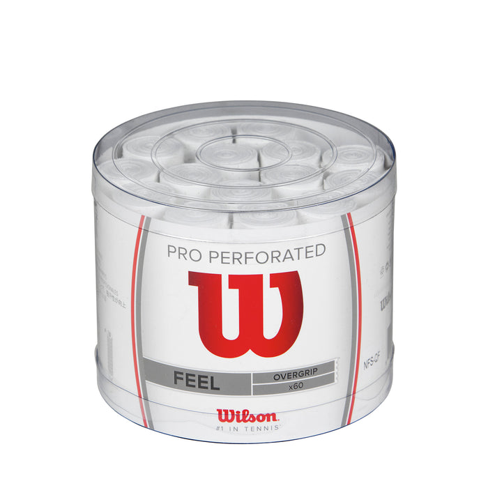 Wilson PRO OVERGRIP PERFORATED - WHITE
