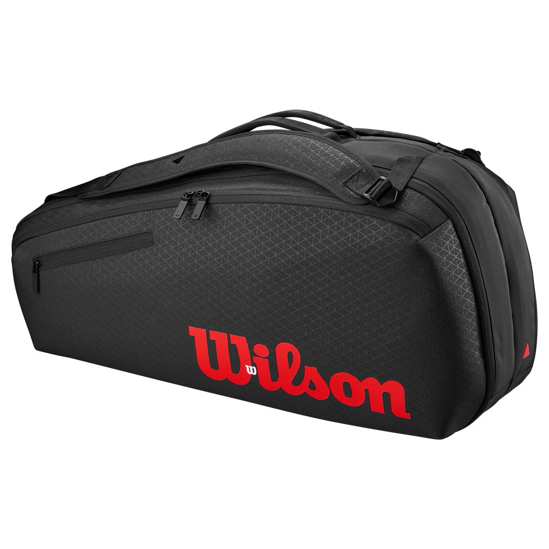 Wilson Clash v3 6 pack black infrared tennis racket bag
